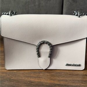 Marina Galanti Leather Crossbody Bag with Chain Strap